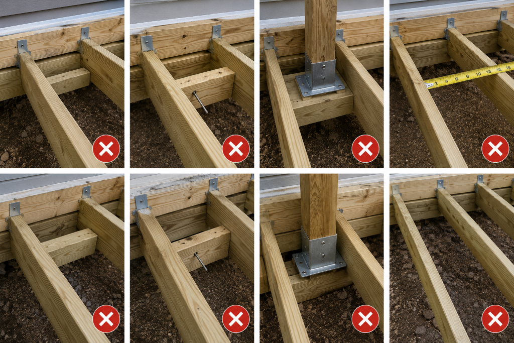 Common Deck Blocking Mistakes
