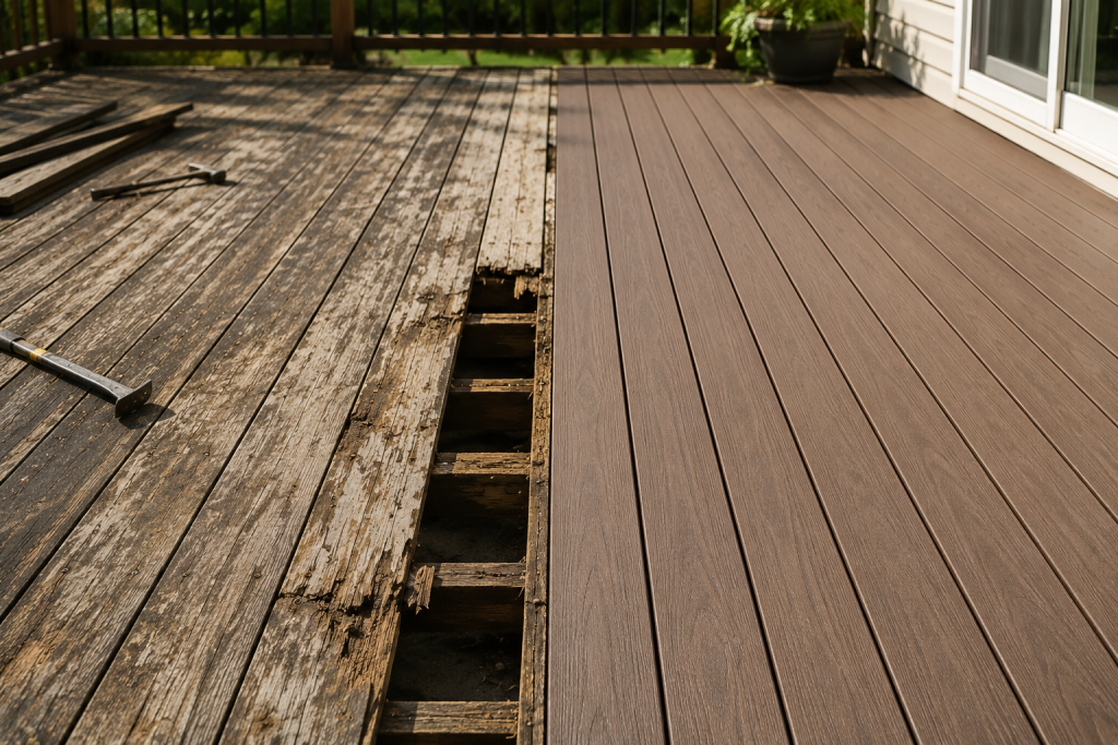 Deck Repair vs. Replace