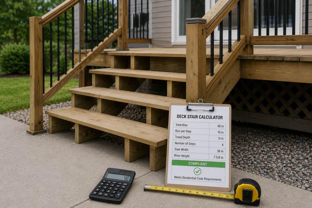 Deck Stair Calculator