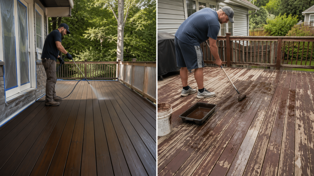 Professional vs DIY Staining & Sealing