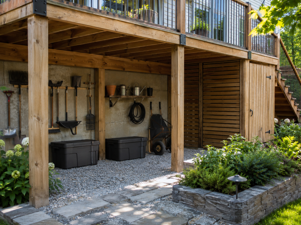 Under Deck Storage Ideas