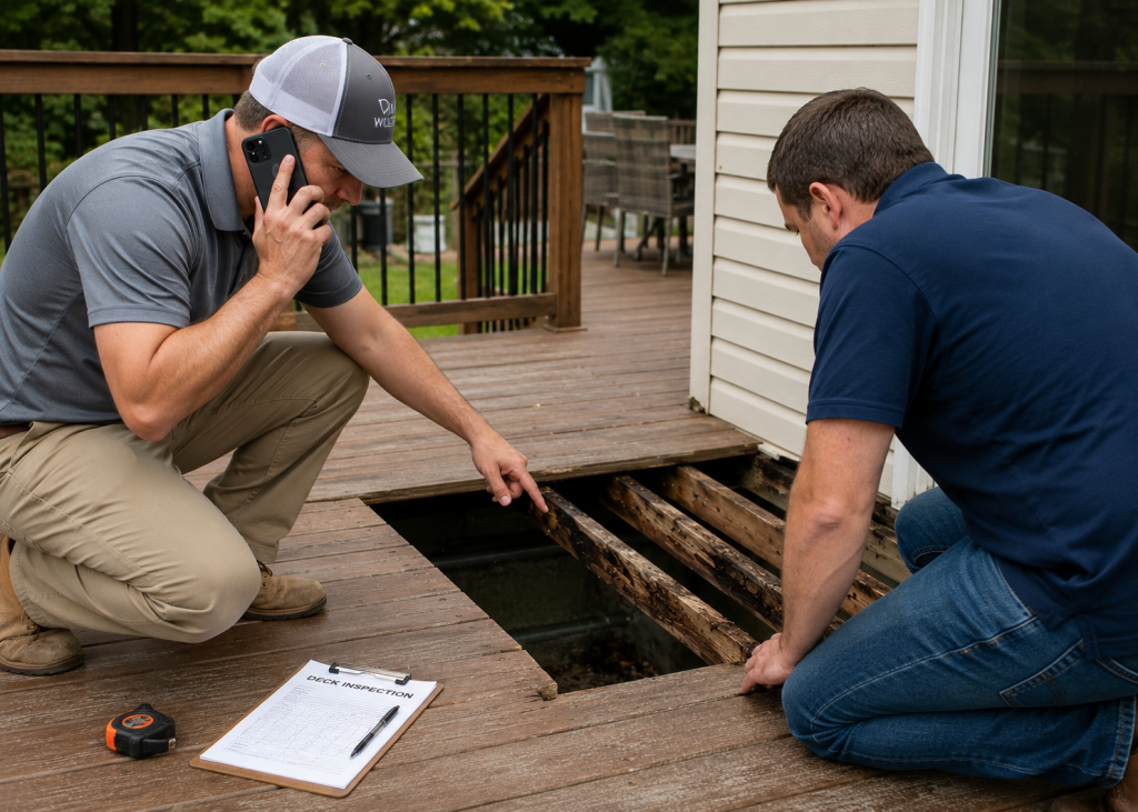 When to Call a Deck Contractor