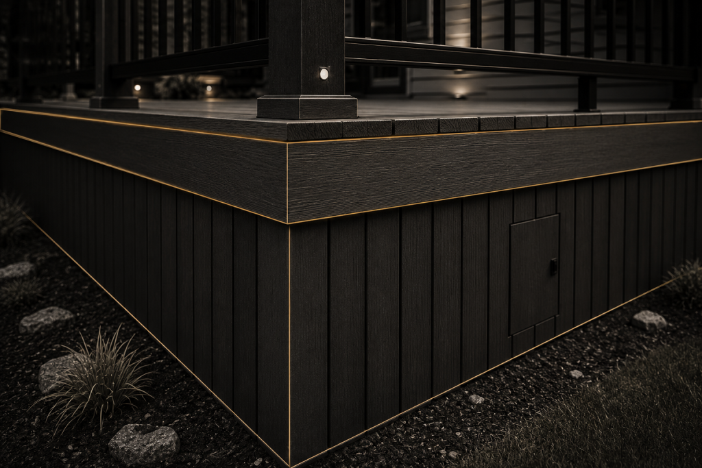 Deck Skirting vs Fascia