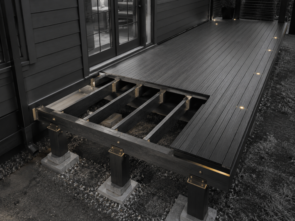 Decking material and weight