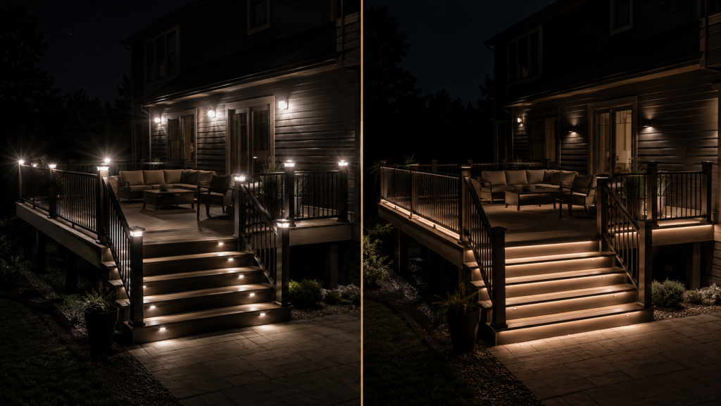 Low-Glare Lighting Done Right vs Wrong