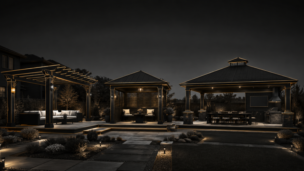 Pergola vs Gazebo vs Pavilion