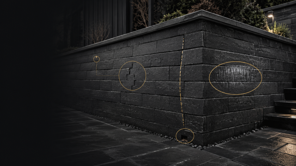 Retaining Wall Failure Warning Signs