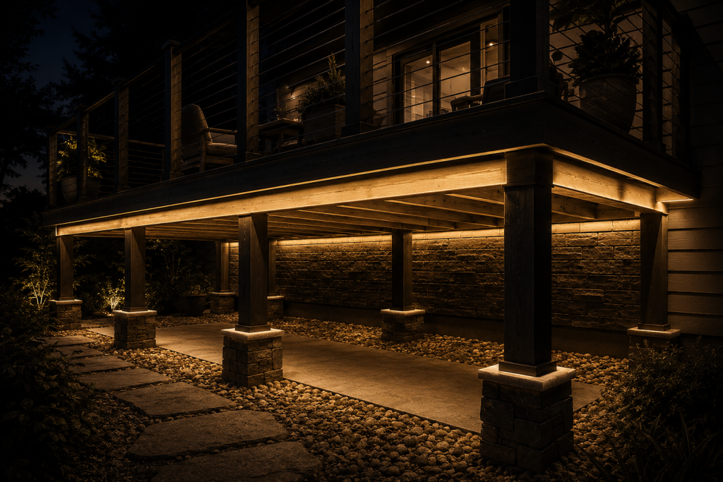 Under-Deck Lighting Glow