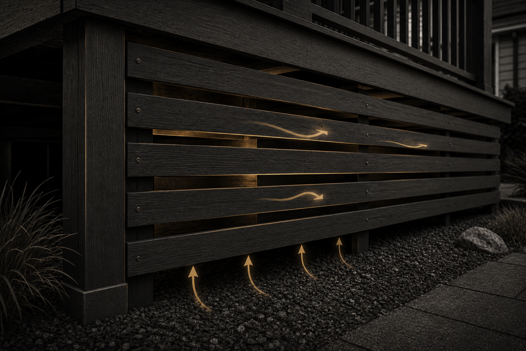 Ventilated Deck Skirting Detail