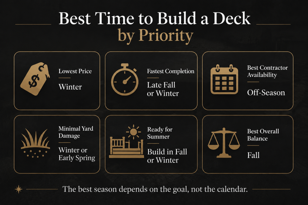 What’s the Best Time of Year to Build a Deck in Indiana