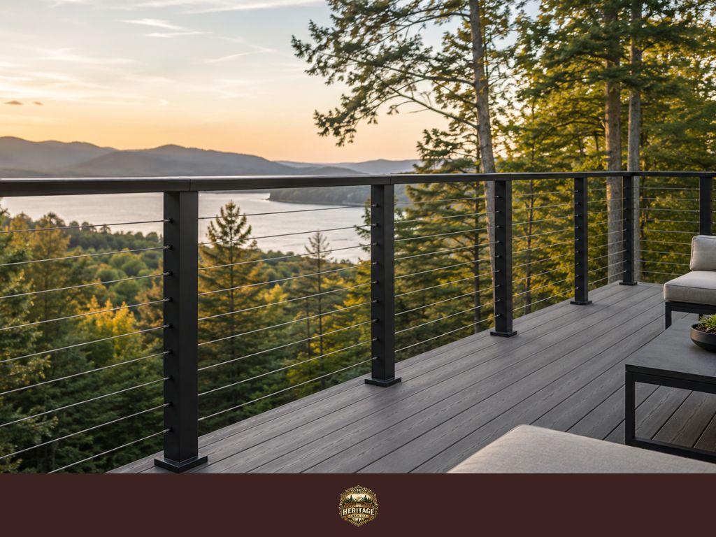 Cable, Rod and Glass Railing Ideas