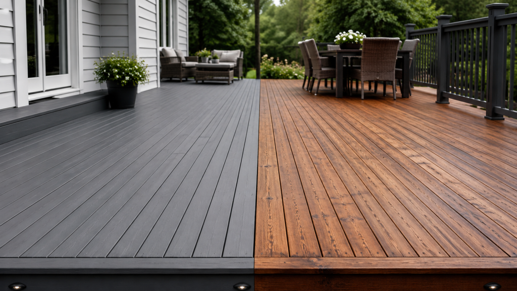 Deck Paint vs-Stain