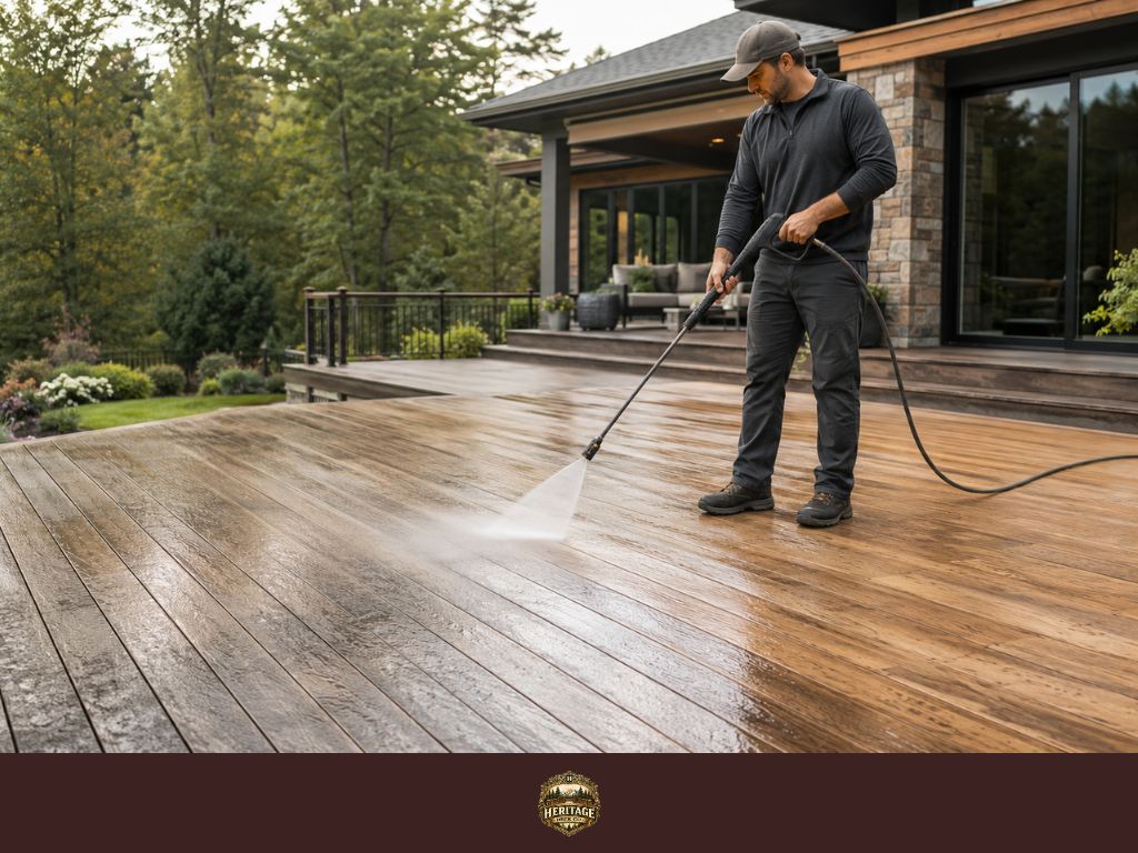Should You Pressure Wash a Deck 1