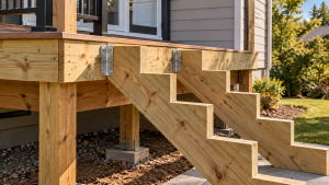 How to Attach Stair Stringers to a Deck