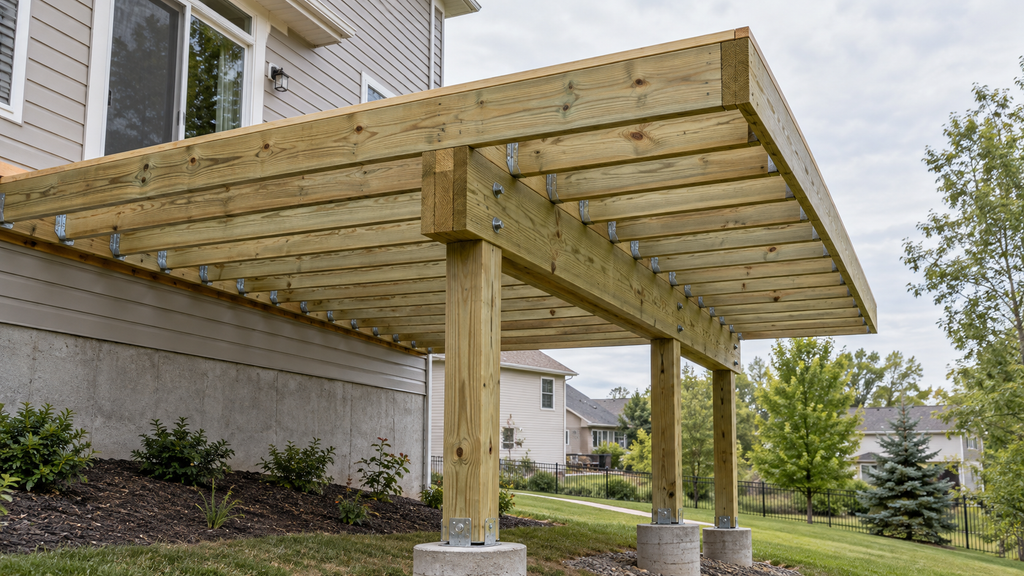 Cantilevered Deck Framing