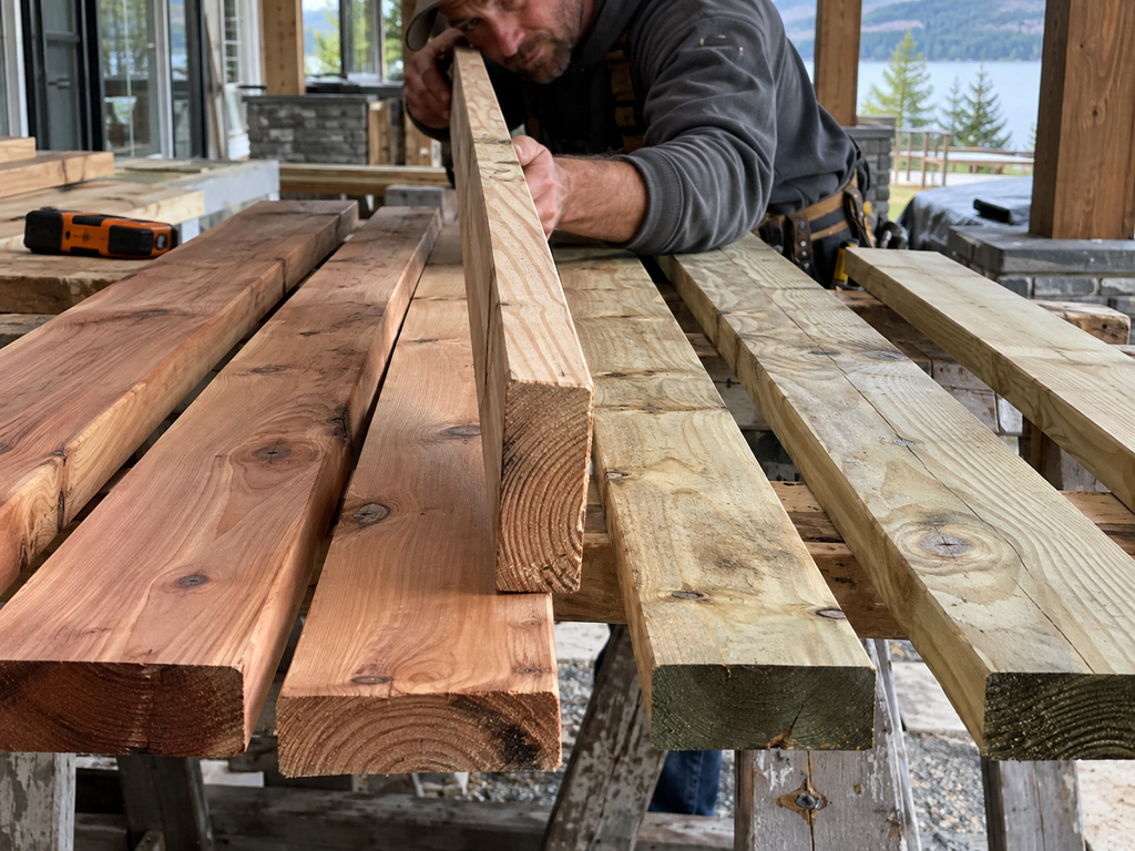 Cedar vs Pressure Treated Decking at a Glance